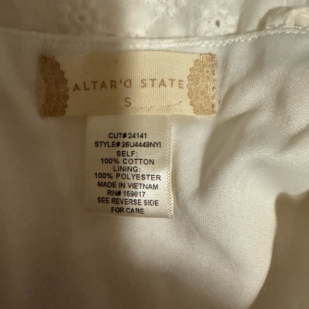 Altar'd State White Mini Dress - Picture 6 of 7